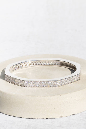 OCTAVIA BANGLE- STERLING SILVER